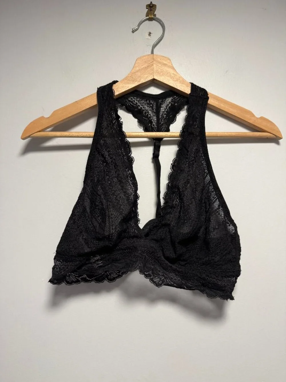 Auden Black Lace Bralette M